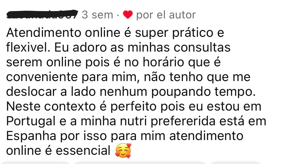 Depoimento de cliente