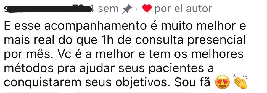 Depoimento de cliente
