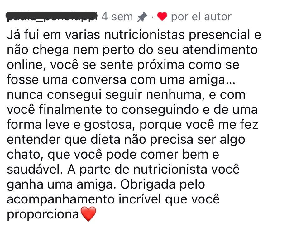 Depoimento de cliente